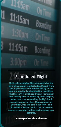scheduled