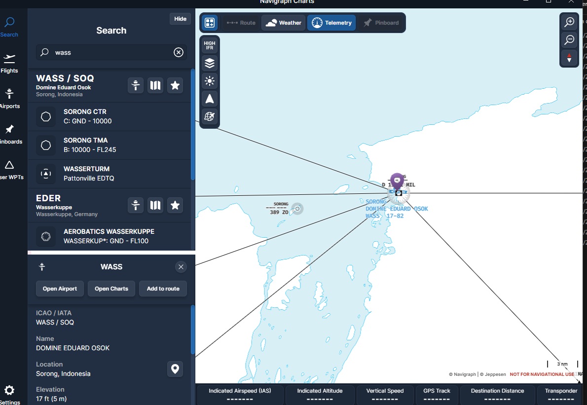 Milestone flight - WASS error simbrief/navigraph - General - SimFly Forums
